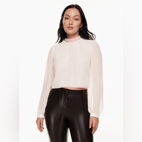 Aritzia Wilfred white butterfly blouse - Picture 1 of 11